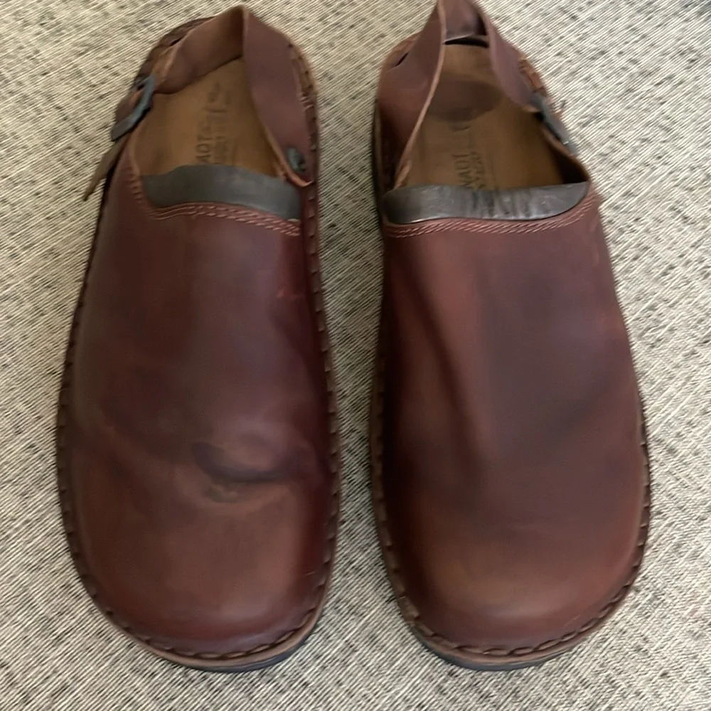 Naot Men’s Brown  Glacier Buffalo Leather  Size 46  US 13 - 13.5